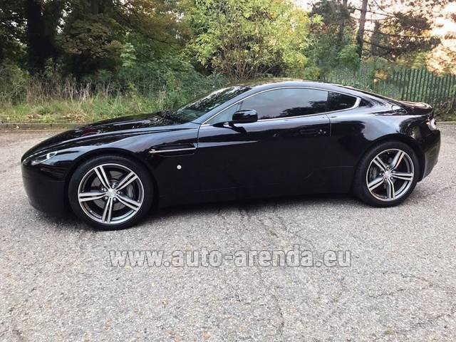 Rental Aston Martin Vantage 4.7 436 CV in Roquebrune – Cap-Martin