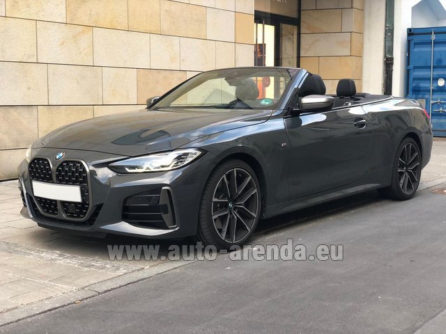 Rental BMW M440i xDrive Convertible in the Marseille airport