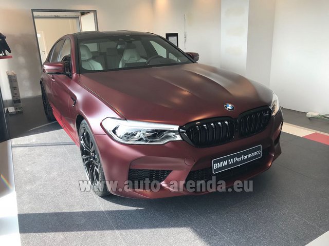 Rental BMW M5 Performance Edition in Le Dramont