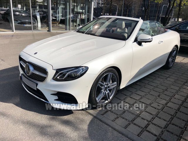 Rental Mercedes-Benz E-Class E 300 Cabriolet equipment AMG in Le Dramont