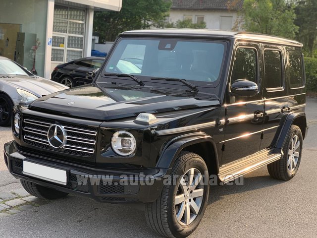 Rental Mercedes-Benz G-Class G500 Exclusive Edition in the Marseille airport
