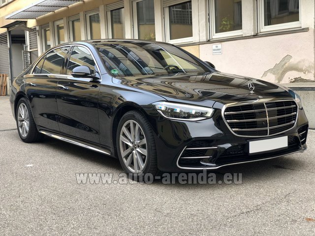 Rental Mercedes-Benz S-Class S580 Long 4MATIC AMG equipment W223 in Marseille