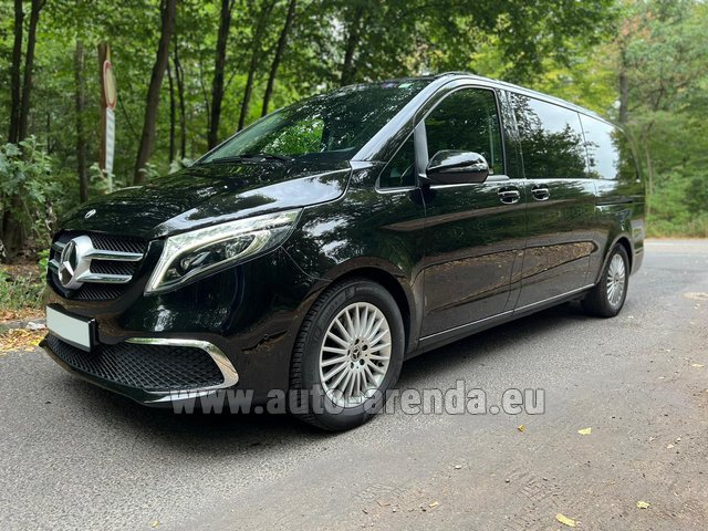 Rental Mercedes-Benz V-Class (Viano) V300d extra Long (1+7 pax) in the Nice airport
